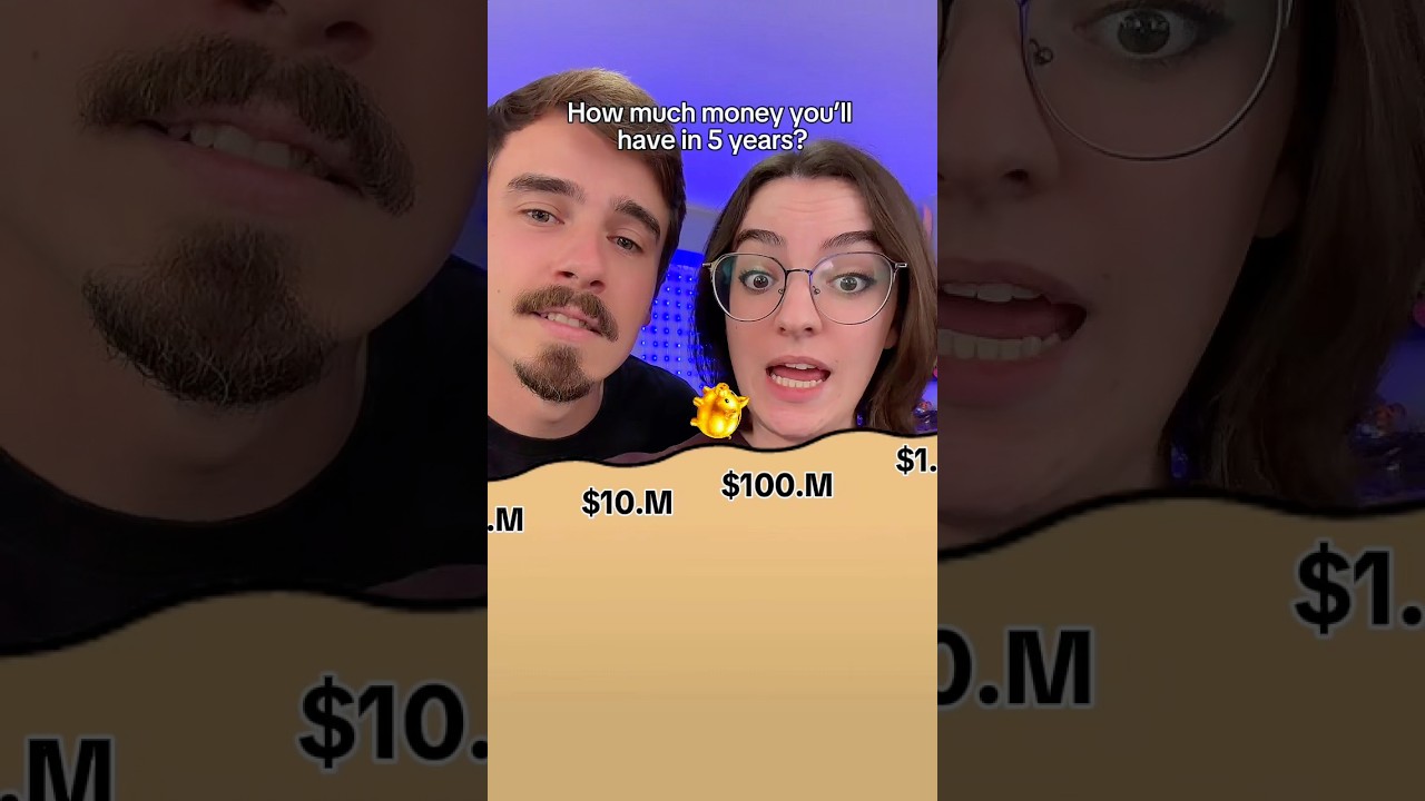 How Much Money Will You Make in 5 Years?! #challenge #game #couple
