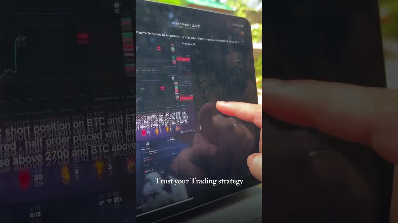 Trade your trading strategy crypto #trading #trader #trade #crypto #shorts #livestream #foryou #tag