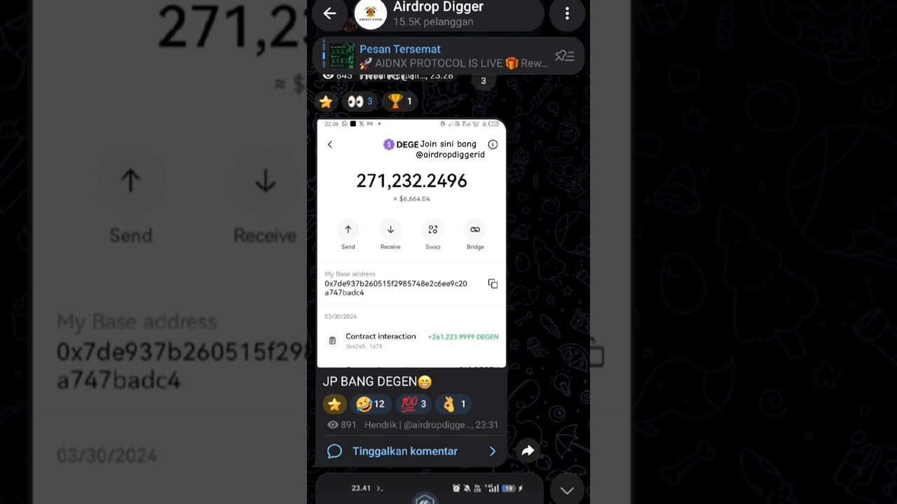 Airdrop Digger Community #airdrop #telegrambot #airdrops #cryptocurrency #shorts #earnmoneyonline