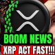 XRP It's 6% NOW! VERY BIG THINGS Coming says TRUMP!!!