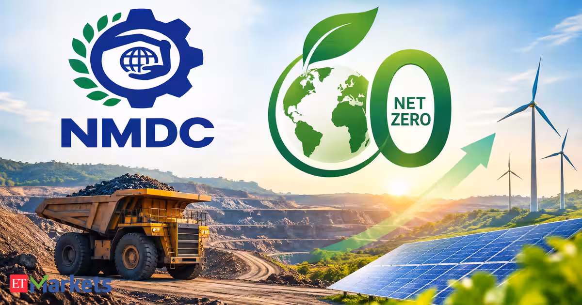 NMDC shares rally 2% after company sets target to achieve net-zero operational emissions by 2047