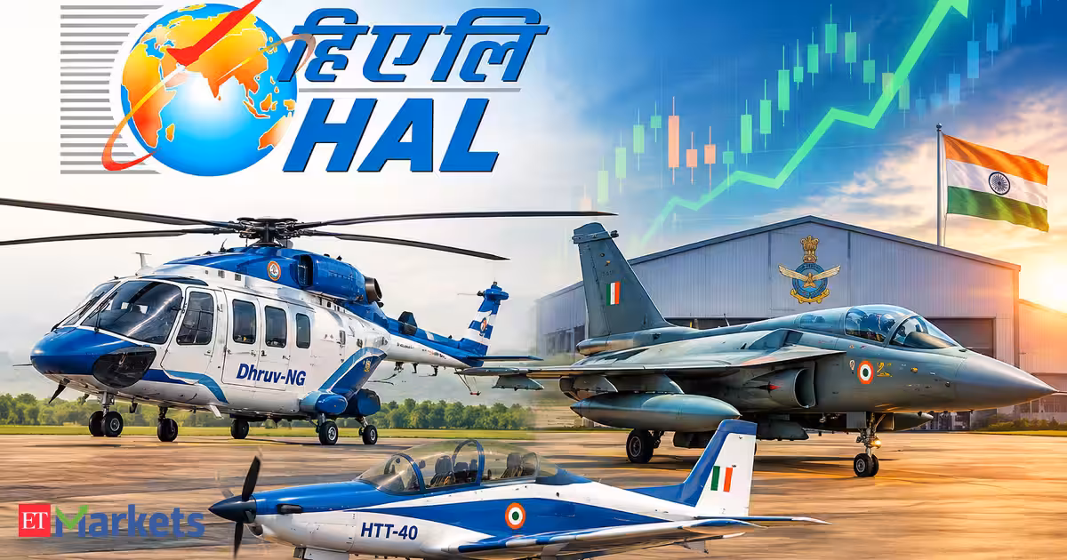 HAL shares rise 2% as firm hands over 3 aerospace platforms to IAF. What is Goldman Sachs saying?