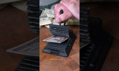 You won't believe what happens to this cash #satisfying #money #shorts