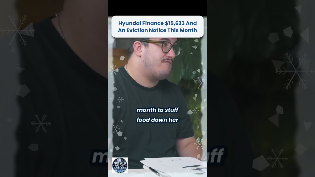 Hyundai Finance $15,623 And An Eviction Notice This Month   Financial Audit #shorts
