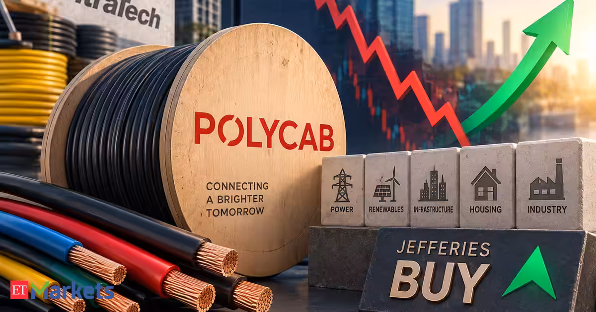 Polycab shares slide 17% in 3 months amid Ultravolt shock, but Jefferies sees 33% upside. What’s behind the bullish view?