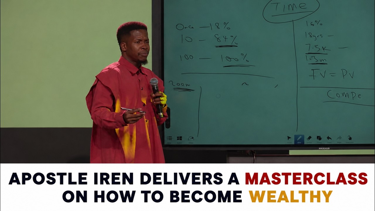 THE FINANCIAL WISDOM YOU NEED TO BE RICH | APOSTLE  EMMANUEL IREN