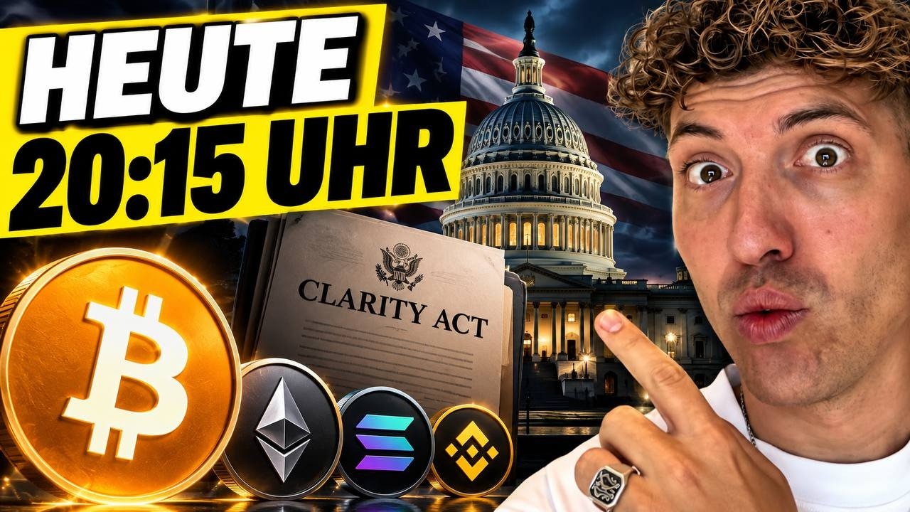 Bitcoin & Altcoins: CLARITY Act vor explosivem Abend! (DAS passiert)