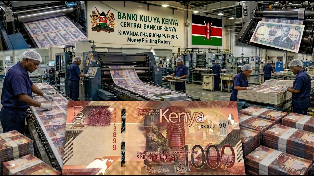 Inside Kenya's Money Factory: Why Kenya Removed Famous Faces From Its New Banknotes (full Process)