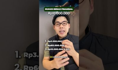 RUMUS BEBAS FINANSIAL GAJI 10 JUTA #investing #financialeducation