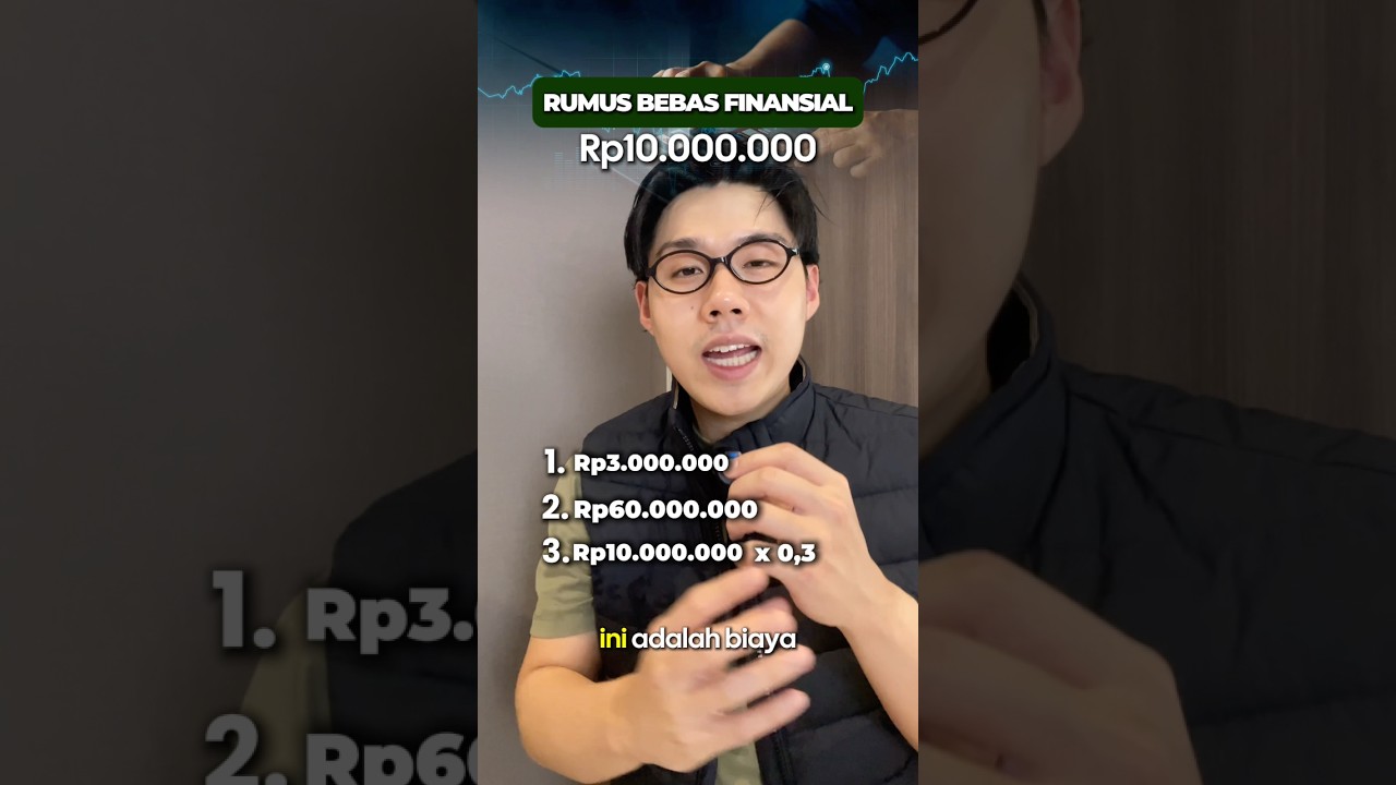 RUMUS BEBAS FINANSIAL GAJI 10 JUTA #investing #financialeducation
