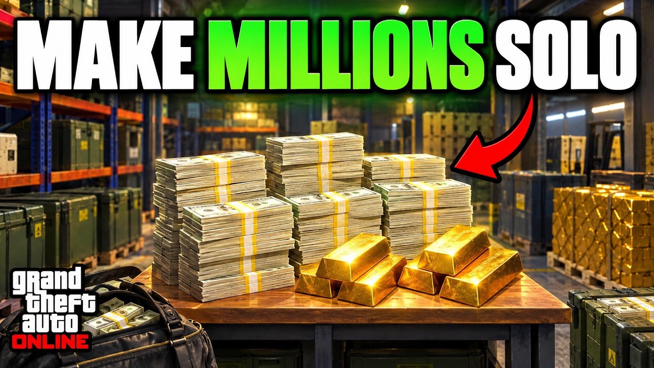GTA 5 Online Money Guide: Make MILLIONS Solo Fast (Bonus Money This Week)