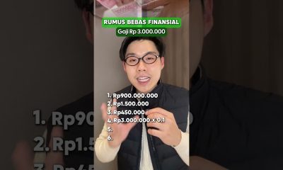 Rumus Bebas Finansial Gaji 3 JT #financialtips #tipsandtricks