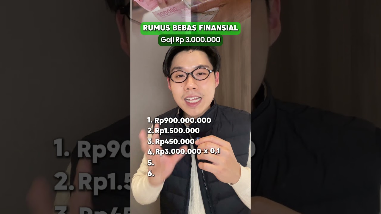 Rumus Bebas Finansial Gaji 3 JT #financialtips #tipsandtricks