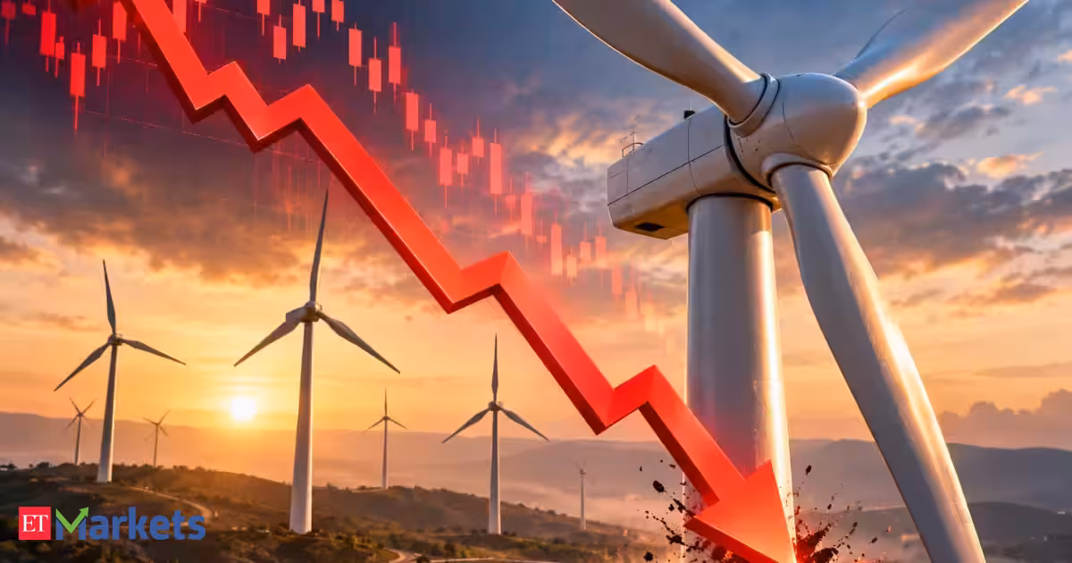 Suzlon Energy shares fall 2% to near six-month low, down 15% in one month