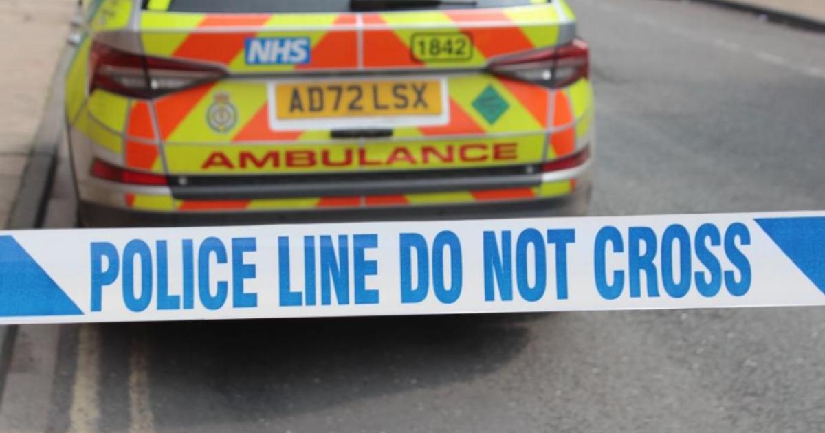 Two in hospital after car on roof after Yorkshire crash
