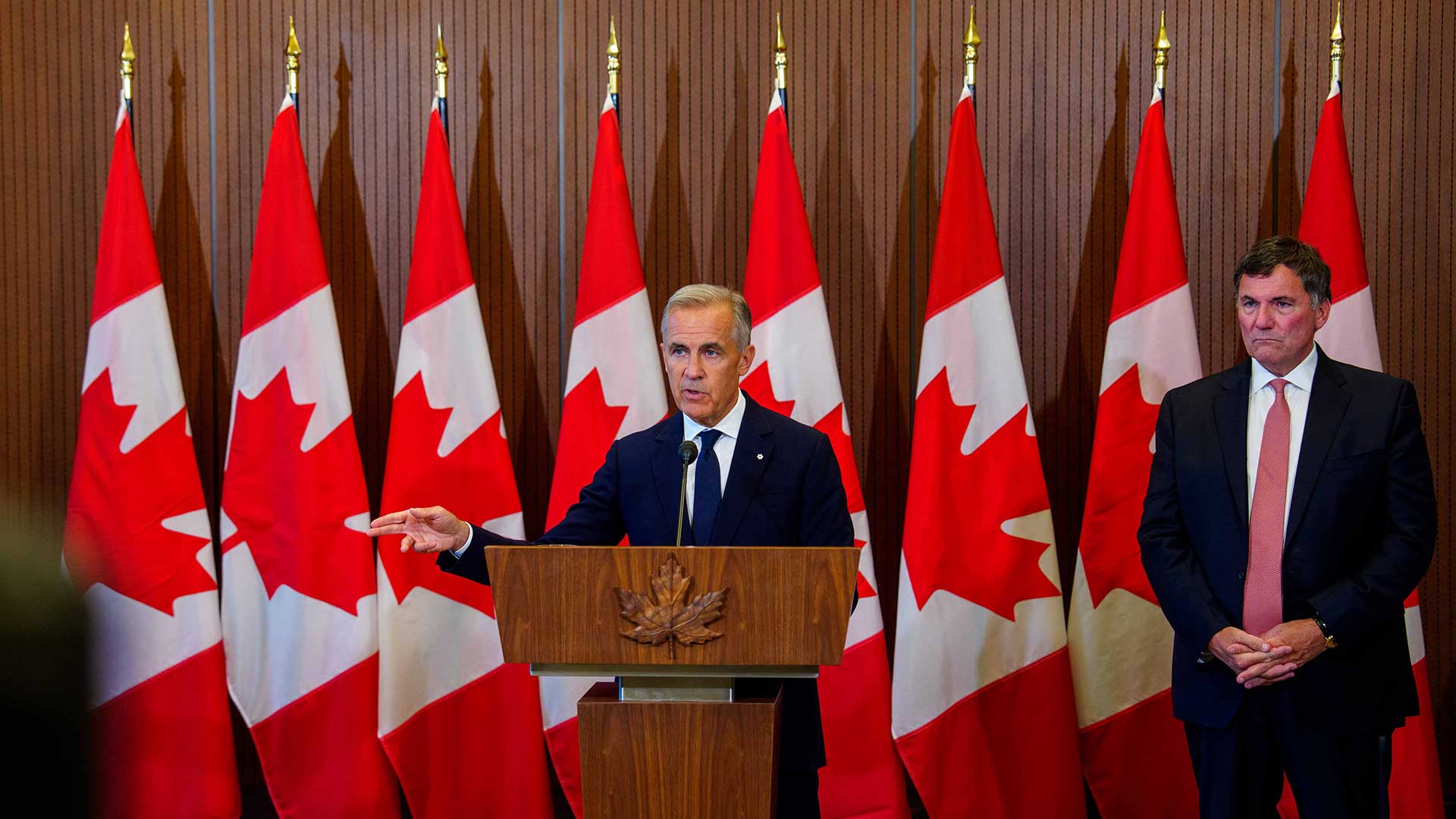 Carney pitches AI for All to investors