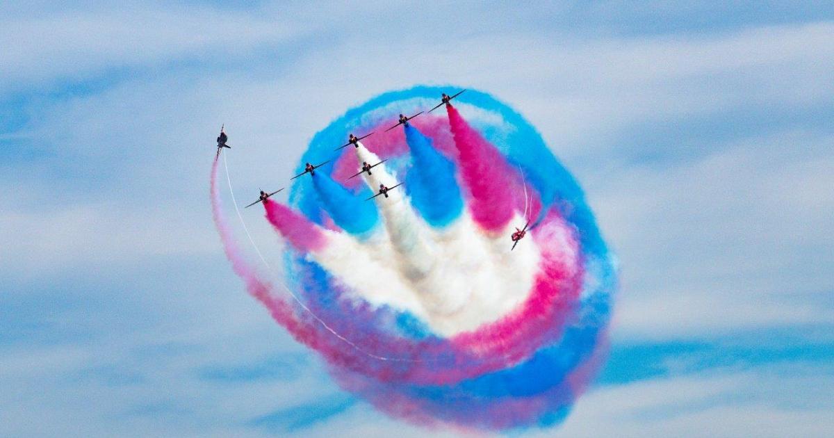 Red Arrows scheduled to fly over York region today
