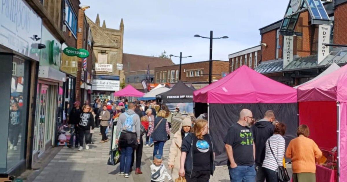 Consett community market brings almost 100 traders back