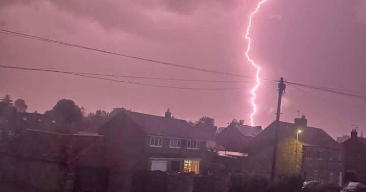Pictures - 'Spectacular' storm over York and North Yorkshire