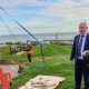 The iconic Whitby Whale Bone Arch is removed by council