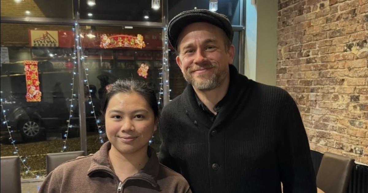 Netflix star Charlie Hunnam visits Durham Malaysian restaurant