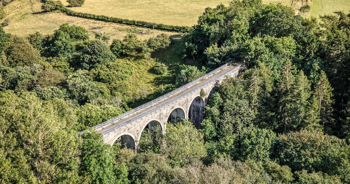 Northern Perspectives' view of the Balder Viaduct, Teesdale