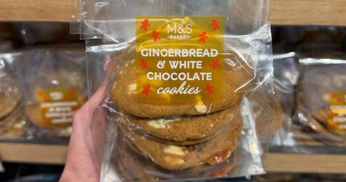 M&S viral white chocolate gingerbread cookies back in stores