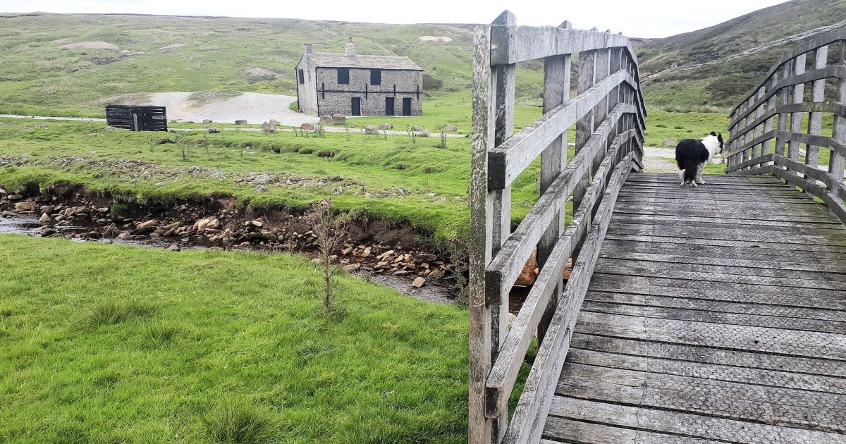Spectacular walk to remote spot at Riggs Moor in Dales