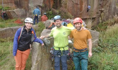 Hundreds of climbers attend Wilton Quarries festival