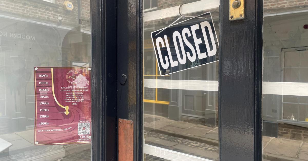 Vintage clothes shop in York city centre closes its doors