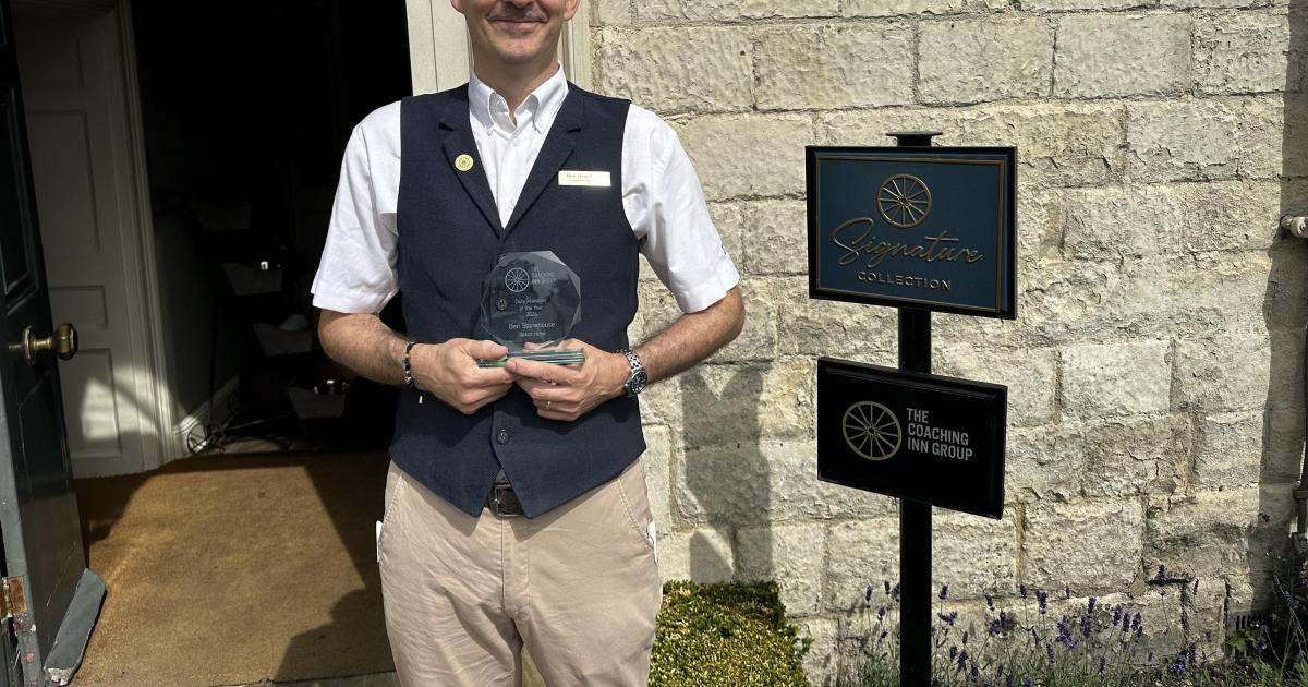 Talbot Hotel manager in Malton wins top industry award