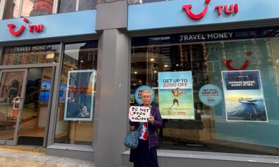 Woman's 16-week protest outside TUI store after 'worst holiday'