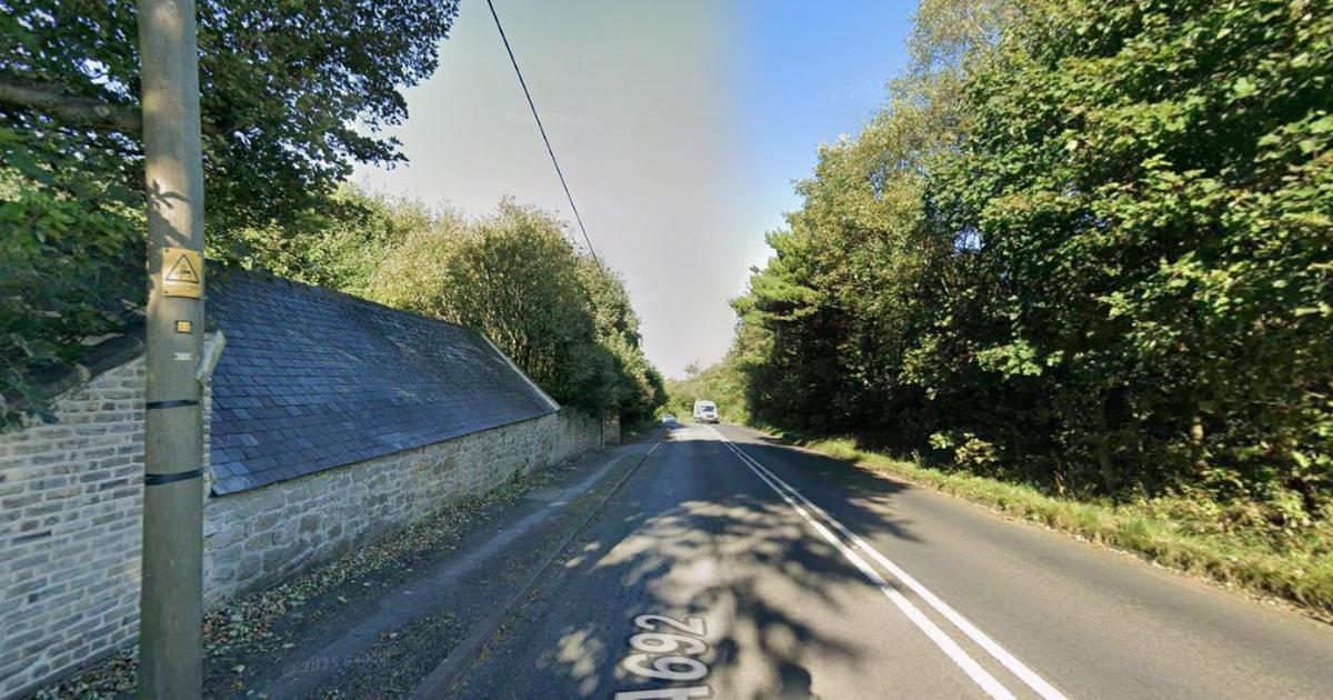 Powercut after crash on A692 in Dipton