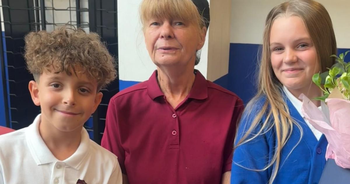 Bolton St Catherine's dinner lady Viv Mason retires after 23 years