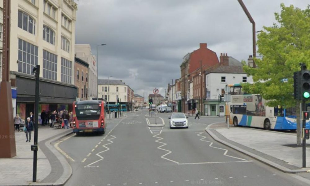 Man arrested after knife robbery at Stockton Post Office