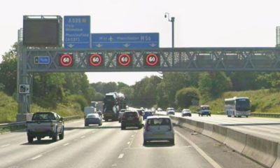 M56 crash involving HGV and three cars causes major delays
