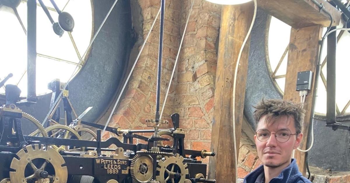 Ripon Grammar School clock restored after decades of silence