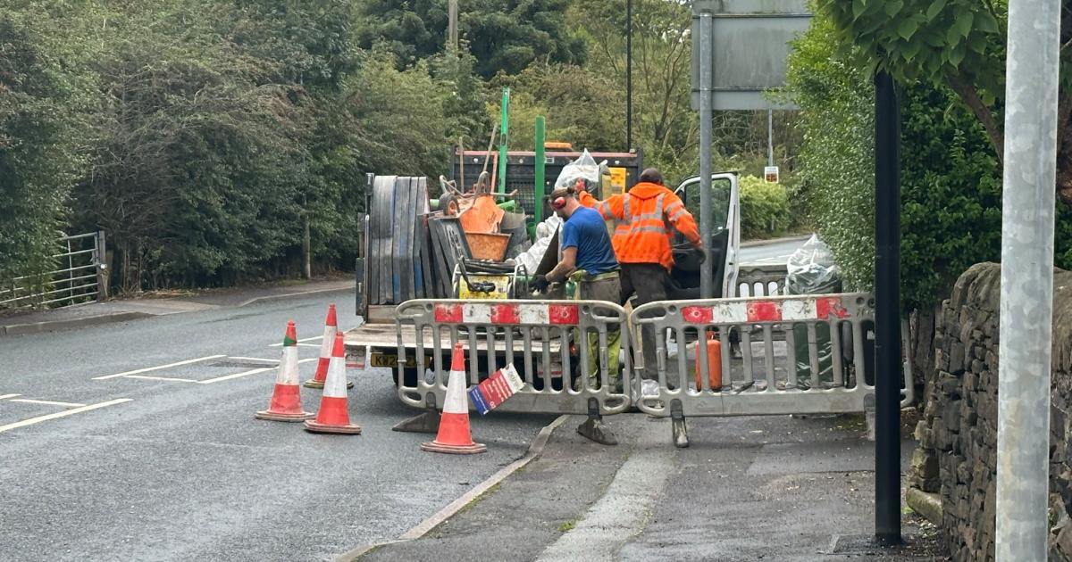 Broadband works begin this morning on Blackburn Road