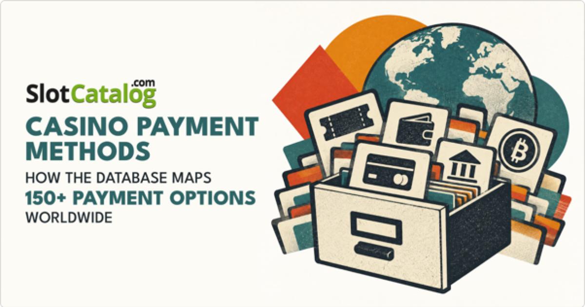 SlotCatalog payment methods: how the database maps 150 payment options