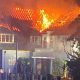 A162 Old Great North Road closed after large building fire