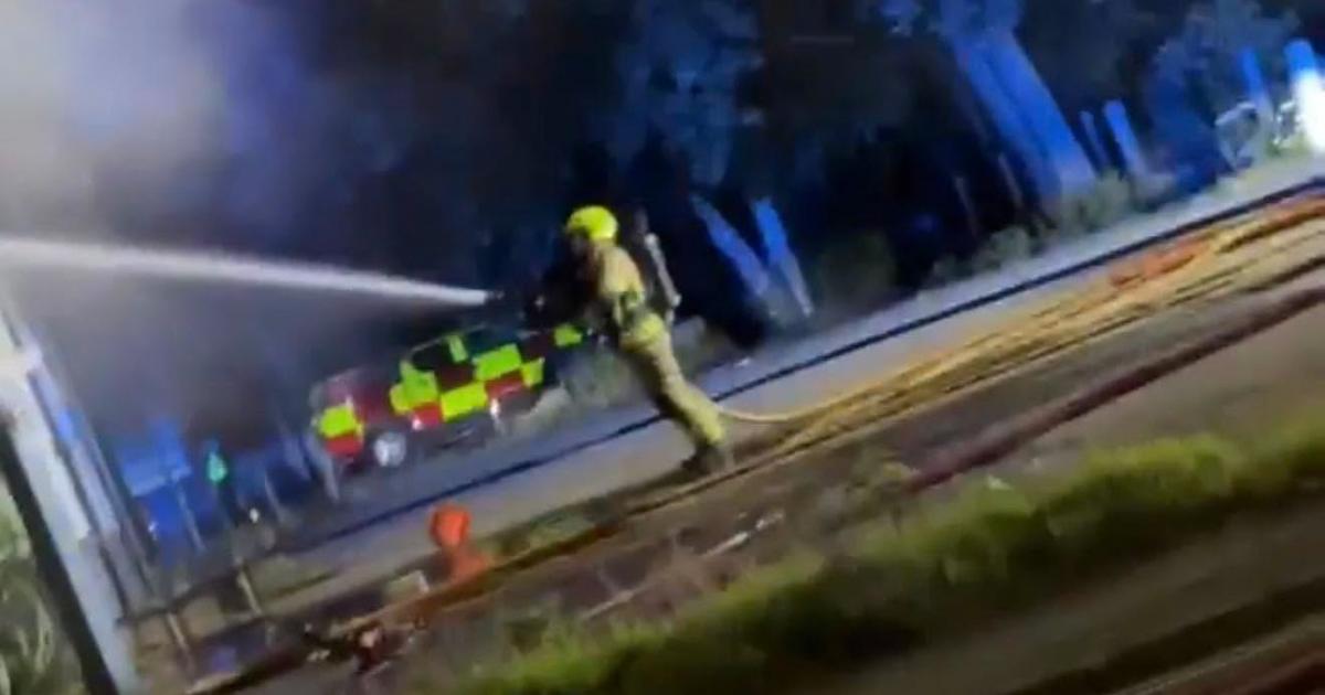 LIVE: Fire engulfs large building in North Yorkshire village