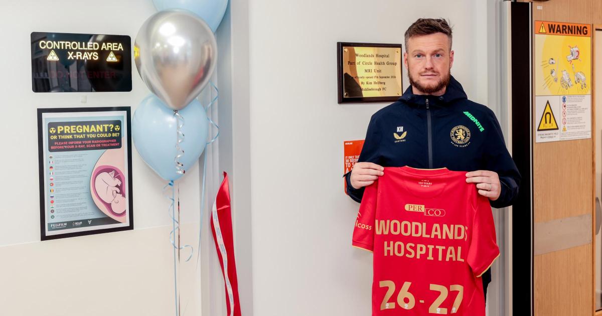 Middlesbrough FC head coach opens Darlington MRI scanner