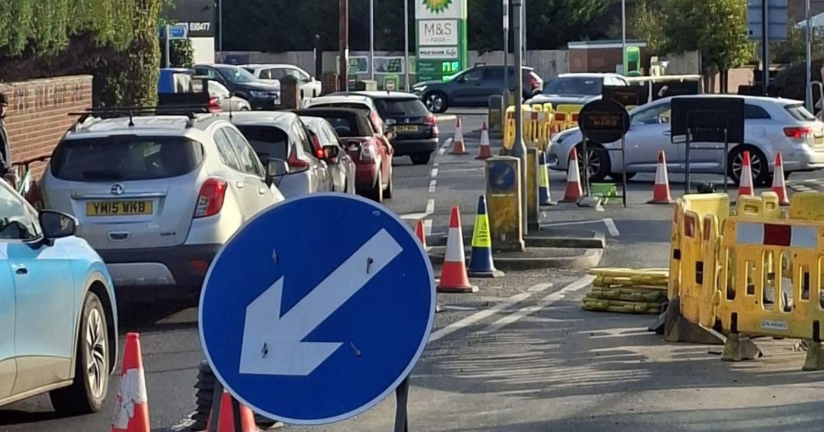 Concern over 'total chaos' in Norton at roadwork junction