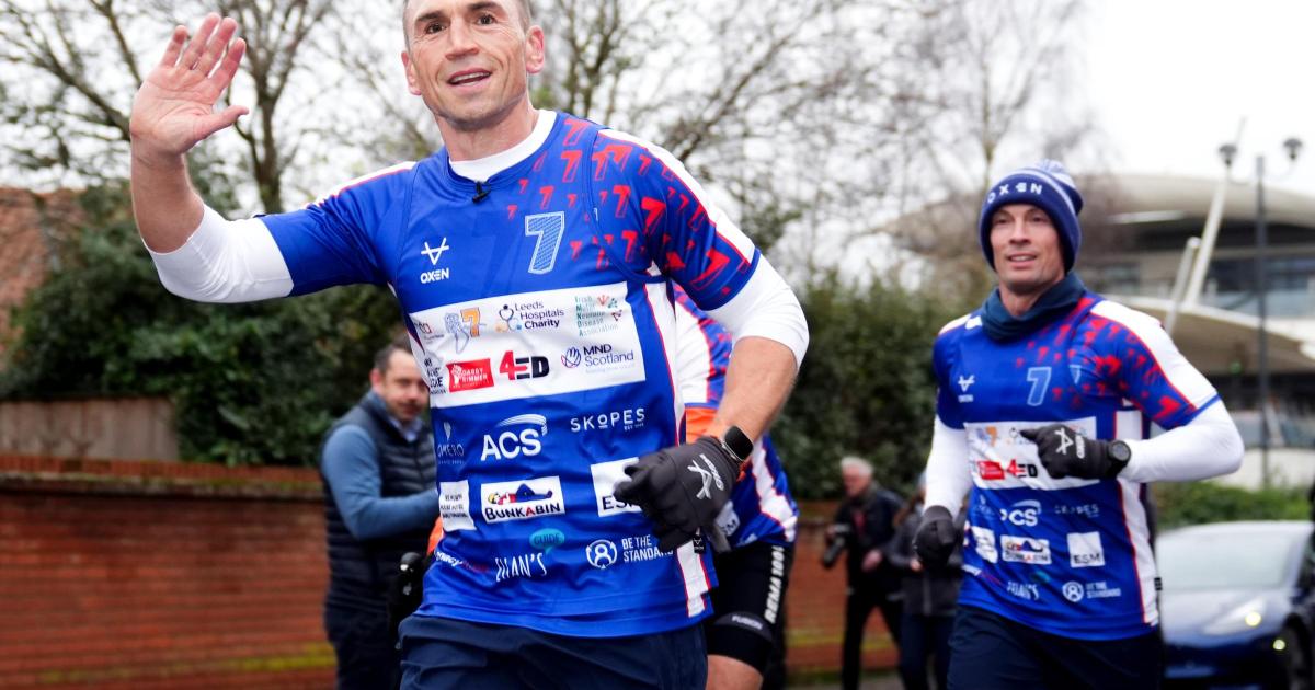 Kevin Sinfield route and timings for York MND challenge