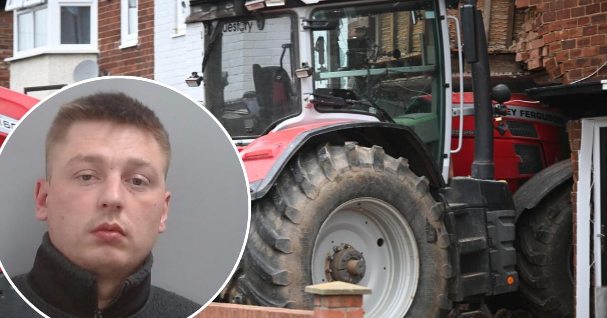 Man jailed for ramming tractor into rival’s linked home