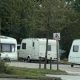 Travellers set up camp at car park near Leigh town centre
