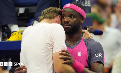 Frances Tiafoe consoles Alex Michelsen