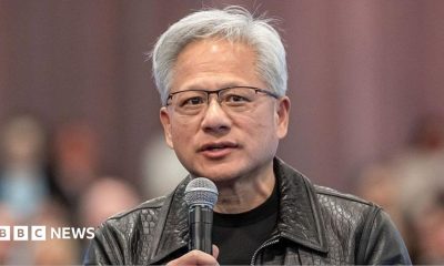 Jensen Huang, chief executive officer of Nvidia Corp., speaks during the 2026 Dreamforce conference in San Francisco, California, US, on Tuesday, 15 September, 2026.