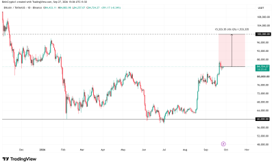 Bitcoin Price Performance. Source: TradingView