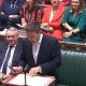 Andy Burnham stands in the House of Commons